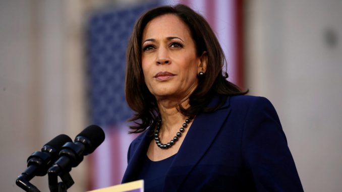 FILE PHOTO: U.S. Senator Harris launches her campaign for U.S. president at a rally in Oakland